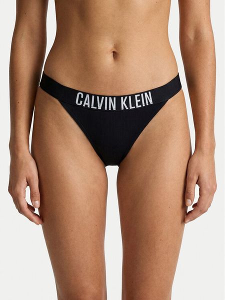 Calvin Klein Swimwear Dół od bikini LV00Q61218 Czarny. Czarne bikini damskie Calvin Klein Swimwear, bez wzorów. Za 160.99 zł.