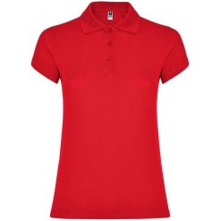 Damska Koszulka Polo W Gwiazdki. Niebieskie topy sportowe damskie ROLY, m, bez wzorów, z bawełny, bez ramiączek. Za 63.99 zł.