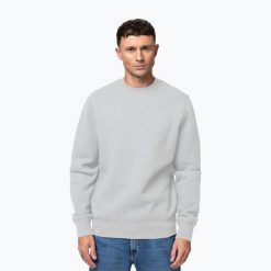 Bluza męska Pitbull Hackett Crewneck. Białe bluzy bez kaptura męskie PITBULL, bez wzorów, z bawełny, eleganckie, bez kołnierzyka, bez ramiączek. Za 169.99 zł.
