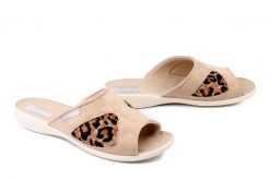 ADANEX 29646 DIK53VNN beżowy, kapcie damskie. Brązowe kapcie damskie Adanex. Za 110.90 zł.