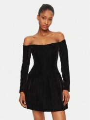 BARDOT Sukienka koktajlowa Nadene 59528DB1 Czarny Regular Fit. Czarne sukienki damskie BARDOT, bez wzorów, z syntetyku, wizytowe, bez kołnierzyka, bez ramiączek. Za 489.99 zł.