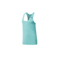 Koszulka sportowa damska Reebok Wor AC Tank. Niebieskie bluzki sportowe damskie Reebok, s, z dzianiny, bez kołnierzyka, bez ramiączek. Za 145.00 zł.