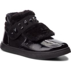 Botki NELLI BLU CS666-02. Czarne botki dziewczęce Nelli Blu, bez wzorów, z materiału, bez ramiączek. Za 79.99 zł.