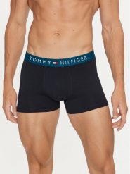 Tommy Hilfiger Komplet 3 par bokserek UM0UM03181 Czarny. Czarne bokserki męskie Tommy Hilfiger, bez wzorów, z bawełny. Za 179.99 zł.