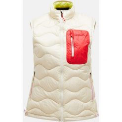 Kamizelka Peak Performance puchowa damska Helium Utility Down Vest beżowa - L. Brązowe kamizelki damskie Peak Performance, l, z puchu. W wyprzedaży za 819.00 zł.