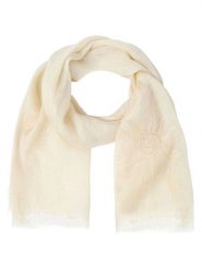 TATUUM Lniany szal w kolorze kremowym - 180 x 60 cm rozmiar: onesize. Brązowe szaliki i kominy damskie Tatuum, bez wzorów, ze lnu. Za 159.59 zł.