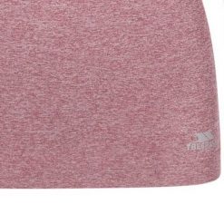 Top Sportowy Damski Pelina Suwak Do Połowy, Z Długim Rękawem. Czerwone topy sportowe damskie Trespass, l, bez wzorów, bez ramiączek. Za 115.99 zł.