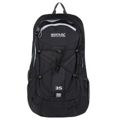 Plecak Atholl II O Pojemności 35 Litrów. Czarne plecaki damskie Regatta, bez wzorów, sportowe. Za 169.99 zł.