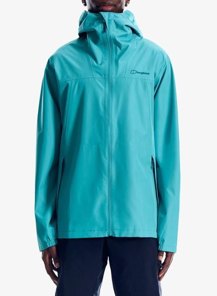 Kurtka przeciwdeszczowa męska Berghaus Deluge Pro 3.0 Jkt. Niebieskie kurtki męskie Berghaus, m, bez wzorów, bez kaptura. Za 456.49 zł.