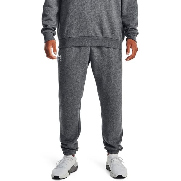 Dres męski Under Armour Essential Fleece Jogger Szary Szary 2xl. Szare spodnie dresowe męskie Under Armour, bez wzorów, z bawełny. Za 239.75 zł.