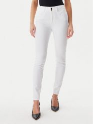 Guess Jeansy W5GA34D5N72 Beżowy Slim Fit. Brązowe jeansy damskie Guess. Za 249.99 zł.