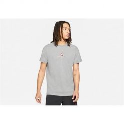 Koszulka sportowa męska Nike Air Jordan Brand 23 Swoosh. Szare t-shirty sportowe męskie Nike, m, z bawełny, bez ramiączek. Za 236.00 zł.