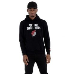 Bluza z kapturem Portland Trail Blazers NBA. Czarne bluzy z kapturem męskie New Era, m. Za 294.50 zł.