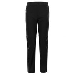 Spodnie męskie trekkingowe odpinane nogawki Alpine Pro Nesc 3. Czarne szorty męskie Alpine Pro, bez wzorów, z elastanu, klasyczne. Za 369.00 zł.