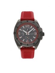 Nautica Zegarek NAPTCS223 Czerwony. Czerwone, analogowe zegarki męskie Nautica. Za 619.99 zł.