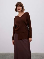 BGN Kardigan w kolorze brązowym rozmiar: 36. Brązowe kardigany damskie BGN, bez wzorów, z wełny. Za 78.99 zł.