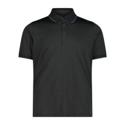 Koszulka polo z dżerseju CMP. Czarne koszulki polo męskie CMP, xl, bez wzorów, z dżerseju, bez ramiączek. Za 250.00 zł.