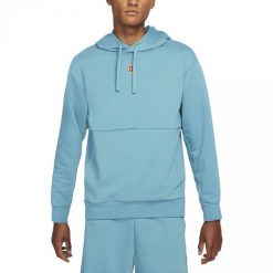 Bluza męska biegowa z kapturem Nike M Nkct Df Fleece Heritage Hoodie niebieska. Niebieskie bluzy z kapturem męskie Nike, m. Za 289.00 zł.