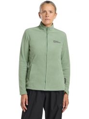 Jack Wolfskin Kurtka polarowa "Taunus" w kolorze zielonym rozmiar: S. Zielone kurtki damskie Jack Wolfskin, s, bez wzorów, z materiału, bez kaptura. Za 193.24 zł.