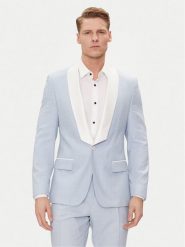 Hugo Marynarka Henry242E1X 50513750 Błękitny Slim Fit. Niebieskie marynarki męskie Hugo, bez wzorów, z syntetyku. Za 1,519.00 zł.
