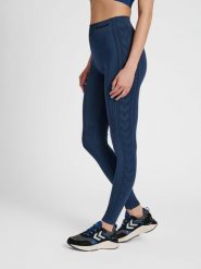 Damskie legginsy mid-rise Hummel Shaping. Niebieskie legginsy damskie HUMMEL, s, bez wzorów, z dzianiny. Za 213.00 zł.
