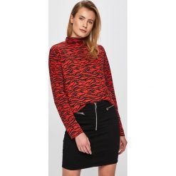 Tally Weijl - Bluzka. Brązowe bluzki damskie TALLY WEIJL, m, bez wzorów, z dzianiny, bez kołnierzyka, bez ramiączek. W wyprzedaży za 24.90 zł.
