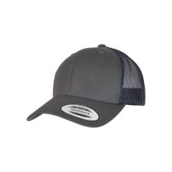 Czapka Flexfit retro bicolore. Brązowe czapki męskie FLEXFIT, bez wzorów, z tkaniny, klasyczne. Za 53.05 zł.
