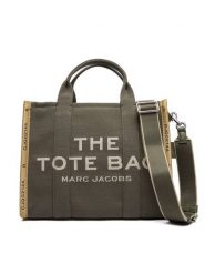 Marc Jacobs Torebka The Jacquard Medium Tote Bag M0017027 Khaki. Brązowe torebki klasyczne damskie MARC JACOBS, bez wzorów, z materiału, bez dodatków. Za 1,749.00 zł.
