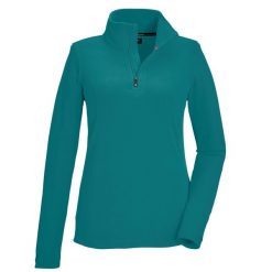 Bluza damska Killtec KSW 101 WMN FLC SHRT. Niebieskie bluzy bez kaptura damskie KILLTEC, s. W wyprzedaży za 89.99 zł.
