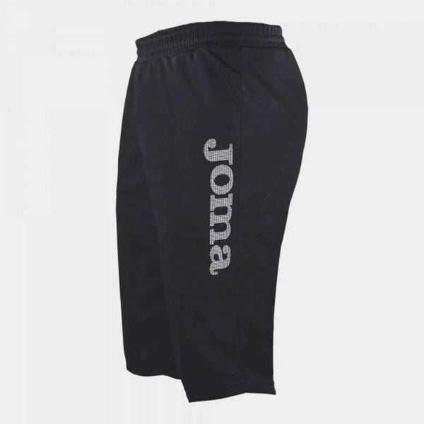 Szorty bermudzkie Joma Luxor II. Czarne szorty męskie Joma, m, z poliesteru, na fitness i siłownię. Za 181.00 zł.