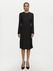Calvin Klein Sukienka codzienna K20K207683 Czarny Regular Fit. Czarne sukienki damskie CALVIN KLEIN, na co dzień, bez wzorów, z syntetyku, bez kołnierzyka, bez ramiączek, proste. Za 949.99 zł.