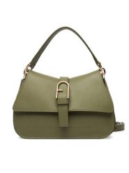 Furla Torebka Flow Mini WB01032 BX2045 BG 4555S Zielony. Zielone torebki klasyczne damskie Furla, bez wzorów, ze skóry, bez dodatków. Za 1,859.00 zł.
