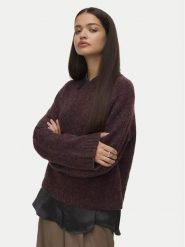 Vero Moda Sweter Ingrid 10331365 Fioletowy Regular Fit. Fioletowe swetry klasyczne damskie Vero Moda, l, z syntetyku, bez kołnierzyka. Za 179.99 zł.