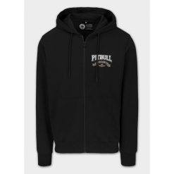 Bluza męska Pitbull rozpinana z kapturem TROUBLEMAKER. Czarne bluzy z kapturem męskie PITBULL, m. Za 249.99 zł.