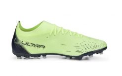 Buty sportowe dla dorosłych do gry w piłkę Ultramatch MG Fizzy. Zielone buty sportowe na co dzień damskie Puma, bez wzorów, z materiału. Za 320.00 zł.