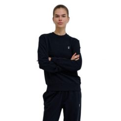 Bluza damska Hummel Pulse. Czarne bluzy bez kaptura damskie HUMMEL, bez wzorów, bez ramiączek, bez kaptura. Za 233.50 zł.