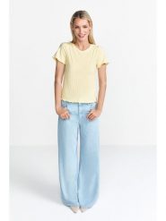 Rich & Royal Koszulka w kolorze żółtym rozmiar: L. Żółte t-shirty damskie Rich & Royal, l, bez wzorów, bez kołnierzyka. Za 109.95 zł.