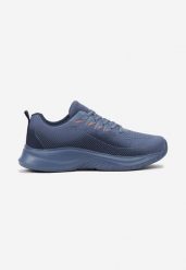 Niebieskie Buty Sportowe Sznurowane z Siateczki Arsavia. Niebieskie buty sportowe na co dzień męskie Born2be, z materiału, bez zapięcia. Za 89.99 zł.