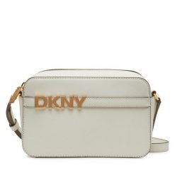 Torebka DKNY. Białe listonoszki damskie DKNY, bez wzorów, bez dodatków. Za 440.99 zł.