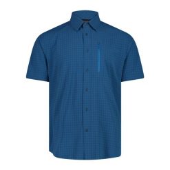 Koszula męska CMP 35S7807. Niebieskie koszule męskie CMP, m, bez wzorów, bez kołnierzyka, bez ramiączek. Za 276.00 zł.