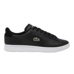 Sneakersy męskie Lacoste Carnaby Set buty sportowe tenisówki trampki czarne. Białe trampki i tenisówki męskie Lacoste, bez wzorów, z materiału, bez zapięcia. Za 379.00 zł.