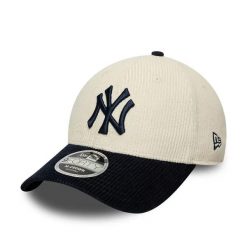 Czapka baseballowa New York Yankees New Era 9Forty Cord MC. Białe czapki męskie New Era, bez wzorów, z bawełny. Za 170.00 zł.