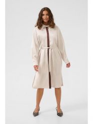 CULTURE Sukienka w kolorze białym rozmiar: S. Białe sukienki damskie Culture, na co dzień, s, bez wzorów, z tkaniny, bez kołnierzyka, bez ramiączek, midi, proste. Za 208.99 zł.