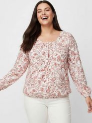 WITT WEIDEN Bluzka w kolorze kremowym rozmiar: 54. Brązowe bluzki damskie WITT WEIDEN, bez wzorów, bez kołnierzyka, bez ramiączek. Za 30.99 zł.