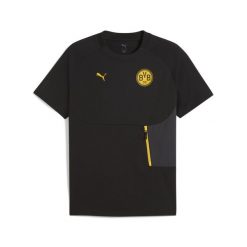 Męska koszulka Borussia Dortmund PUMATECH z kieszenią PUMA. Czarne t-shirty sportowe męskie Puma, m, bez ramiączek, do piłki nożnej. Za 199.00 zł.