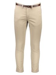 Jack & Jones Spodnie chino "Pstmarco" w kolorze beżowym rozmiar: W33/L32. Brązowe spodnie materiałowe męskie Jack & Jones, bez wzorów, ze skóry. Za 113.99 zł.