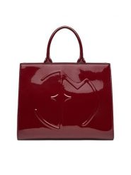 Eva Minge Torebka EO-ALICE-LDA8226-1 Bordowy. Czerwone torebki klasyczne damskie Eva Minge, bez wzorów, z materiału, bez dodatków. Za 239.99 zł.