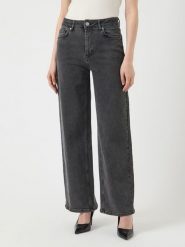 YAS Dżinsy - Comfort fit - w kolorze antracytowym rozmiar: W27/L32. Czarne jeansy damskie YAS. Za 172.89 zł.