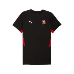 Koszulka Stade Rennais Evostripe. Czarne t-shirty sportowe męskie Puma, xl, bez ramiączek, na fitness i siłownię. Za 193.00 zł.