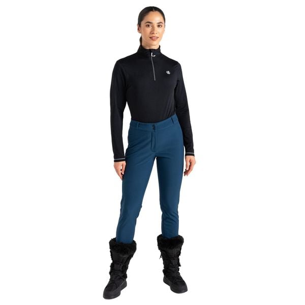 Spodnie Narciarskie Womens/Ladies Upshape IV. Niebieskie spodnie sportowe damskie Dare 2b, z elastanu, na fitness i siłownię. Za 101.99 zł.
